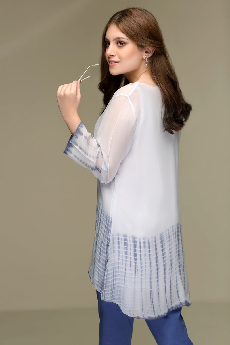Iced Blue Shibori