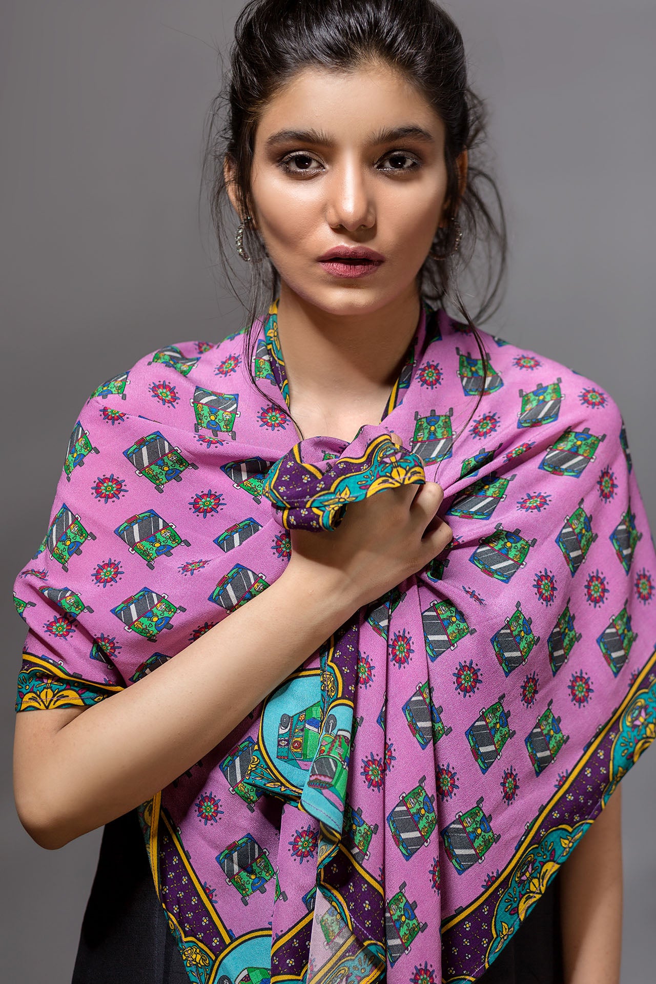 Pink Rickshaw Scarf