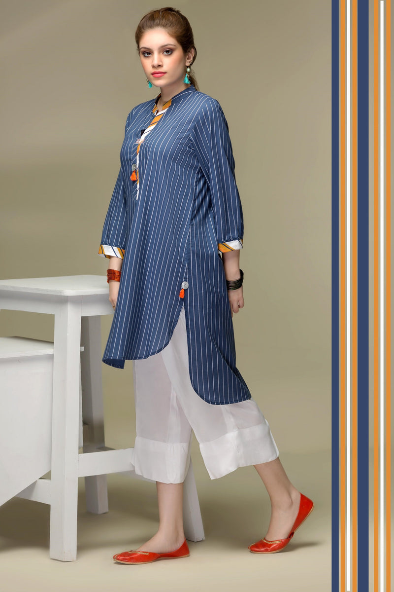 Stripe Hype – Navy Blue